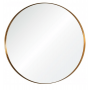Brushed Gold Framed Round Mirror 600 Brushed Gold Framed Round Mirror 600